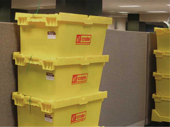 Patented reusable E-Crates